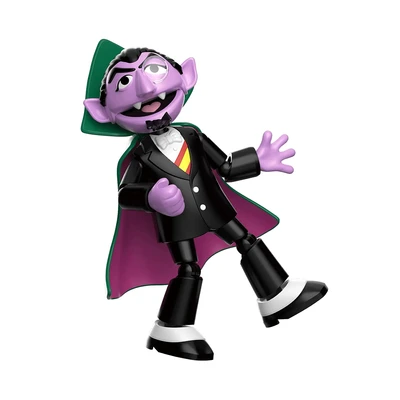 Gambar Blokees Sesame Street Precool 08 Minifigure Count Von Count - Ungu/hitam