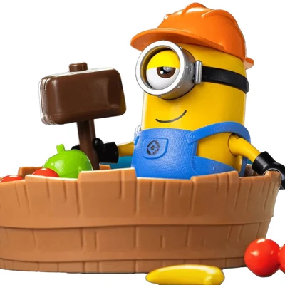 Gambar Blokees Minions Precool 03 Minifigure Stuart The Fruit Maker - Kuning