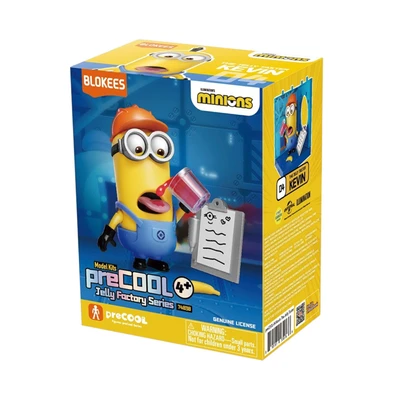 Gambar Blokees Minions Precool 04 Minifigure Kevin The Fruit Tester - Kuning