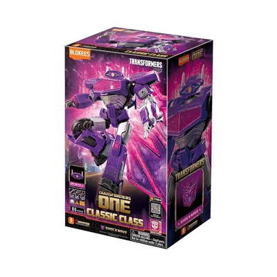 Gambar Blokees Transformers One Classic Class Action Figure Shockwave - Ungu