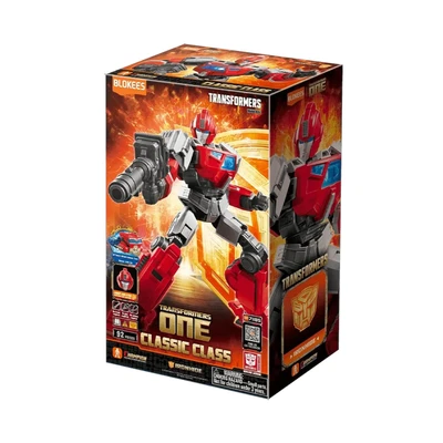Gambar Blokees Transformers One Classic Class Ironhead - Silver/merah