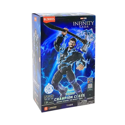 Gambar Blokees Action Figure Champion Class Marvel Infinity Saga Thor - Hitam