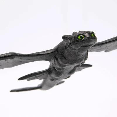 Gambar Dragon Action Figure Soaring Toothless - Hitam