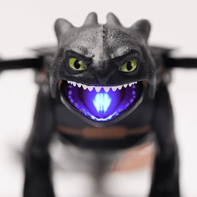 Gambar Dragon Action Figure Ultimate Plasma Blast Toothless - Hitam