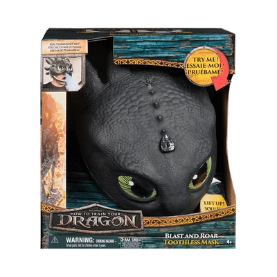 Gambar Dragon Roleplay Blast & Roar Toothless Mask - Hitam