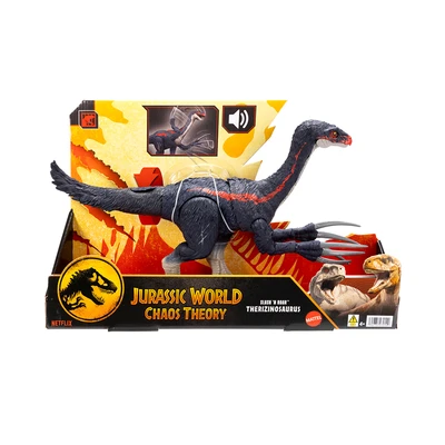 Gambar Jurassic World Chaos Theory Figure Slash & Roar Therizinosaurus - Hitam