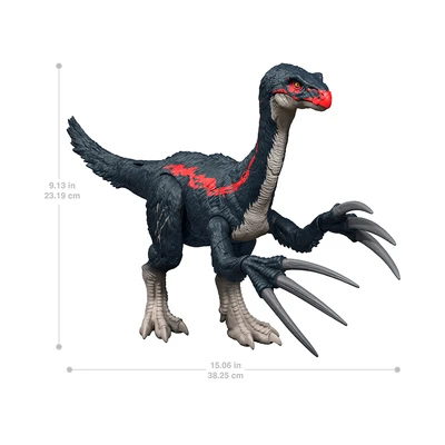 Gambar Jurassic World Chaos Theory Figure Slash & Roar Therizinosaurus - Hitam