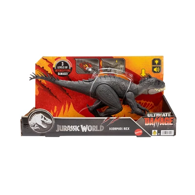 Gambar Jurassic World Figure Ultimate Damage Scorpios Rex - Hitam