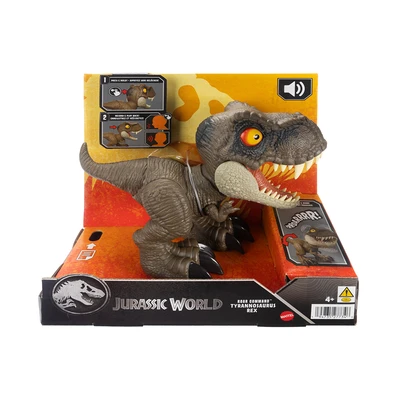 Gambar Jurassic World Figure Interactive Roar Command Tyrannosaurus Rex - Cokelat