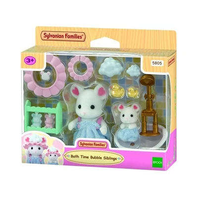 Gambar Sylvanian Families Set Boneka Bath Time Bubble Siblings 5805 - Mix