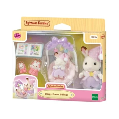 Gambar Sylvanian Families Set Sleepy Dream Siblings 5806 - Mix