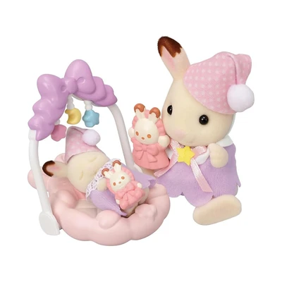 Gambar Sylvanian Families Set Sleepy Dream Siblings 5806 - Mix