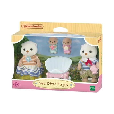 Gambar Sylvanian Families Set Boneka Sea Otter Family 5803 - Mix