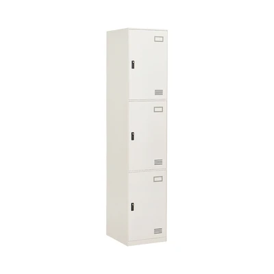 Gambar Informa Carter V2 Loker Numeric Lock 3 Pintu Metal - Putih