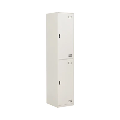 Gambar Informa Carter V2 Loker Numeric Lock 2 Pintu Metal - Putih