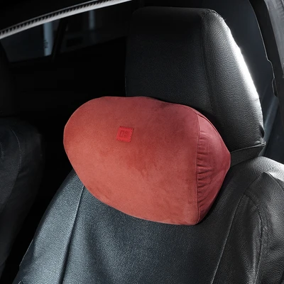Gambar Otto Klasse Bantal Leher Kursi Mobil Memory Foam - Merah Maroon