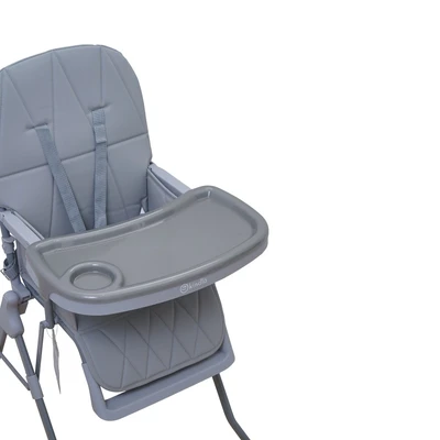 Gambar Kindla Baby High Chair Slim Foldable - Abu-abu