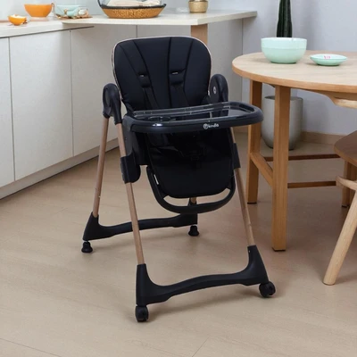 Gambar Kindla Baby High Chair Luxury Adjustable - Hitam