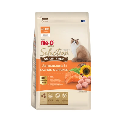 Gambar Me-O Gold Makanan Kucing Kering Selection All Life Salmon & Chicken 1.2 kg