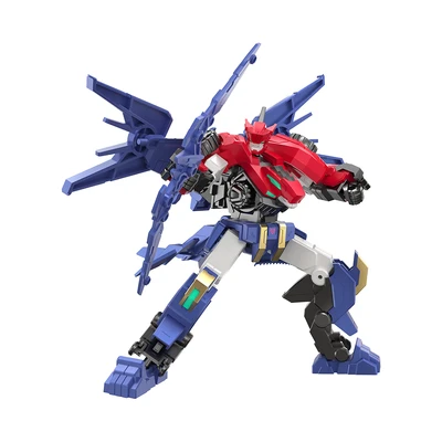Gambar Alpha Group Quantum Heroes Dinoster Action Robot Raptor Bolt Wing 12.7 Cm - Mix