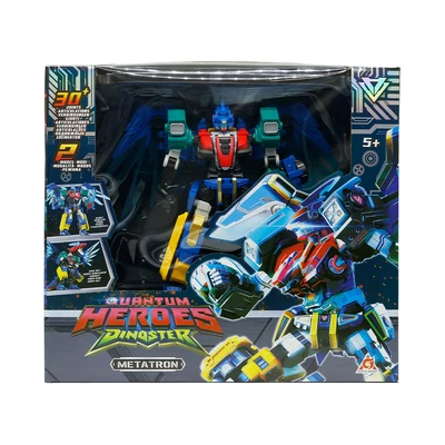 Gambar Alpha Group Quantum Heroes Dinoster Transform Robot Metatron 12.7 Cm - Mix