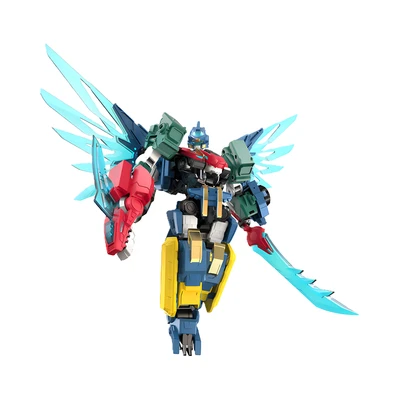 Gambar Alpha Group Quantum Heroes Dinoster Transform Robot Metatron 12.7 Cm - Mix
