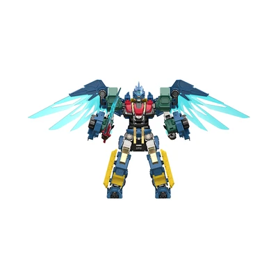 Gambar Alpha Group Quantum Heroes Dinoster Transform Robot Metatron 12.7 Cm - Mix