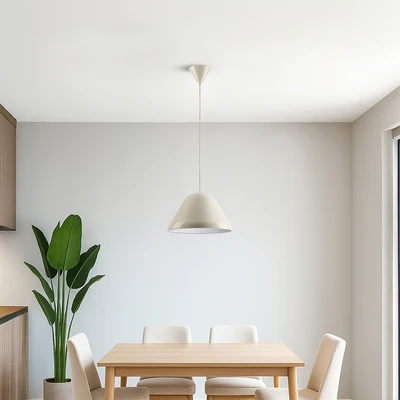 Gambar Informa Glen Lampu Gantung Hias E27 32 cm - Krem Beige