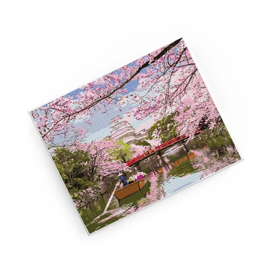 Gambar Kiddy Star Set Paint By Numbers Sakura Garden + Free Set Paint By Numbers Fisherman - Mix