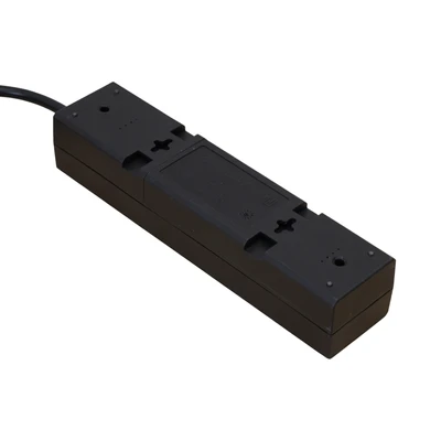 Gambar Krisbow 1.5 mtr Stop Kontak 3 Soket Ekstensi Single Switch Basic - Hitam
