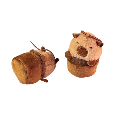 Gambar Kiddy Fun Earphone Pouch Capybara - Cokelat