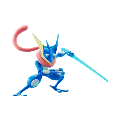 Gambar Blokees Pokemon Classic Edition Action Figure Prologue Of Adventure Greninja - Biru