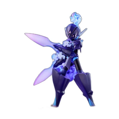 Gambar Blokees Pokemon Classic Edition Action Figure Prologue Of Adventure Ceruledge - Ungu