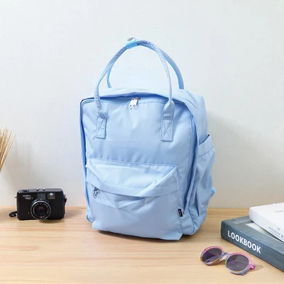 Gambar Ataru Tas Ransel Medium Nylon - Biru Muda
