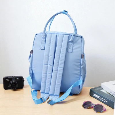 Gambar Ataru Tas Ransel Medium Nylon - Biru Muda
