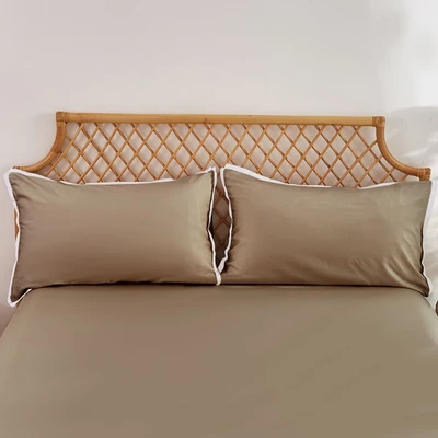 Gambar Informa 180x200 cm Set 5 Pcs Seprai King Bamboo - Cokelat Sandy