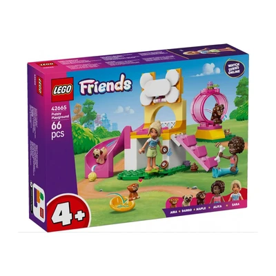 Gambar LEGO Friends Puppy Playground Set 66 Pcs 42665 - Pink/oranye