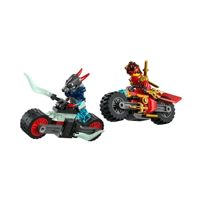 Gambar LEGO Ninjago Kais Motorcycle Speed Race Set 79 Pcs 71838 - Merah/biru