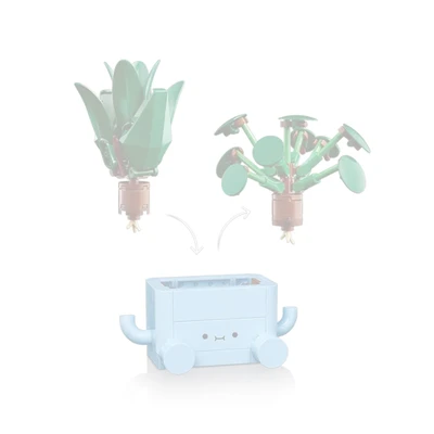 Gambar LEGO Icons Botanicals Happy Plants Set 217 Pcs 10349 - Mix