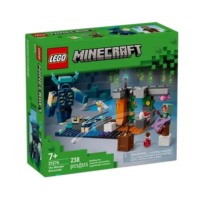Gambar LEGO Minecraft The Warden Encounter Set 238 Pcs 21274 - Mix