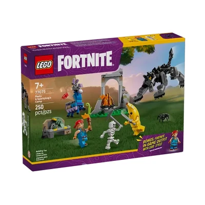 Gambar LEGO Fortnite Peely & Sparkplugs Camp Set 250 Pcs 77075 - Mix