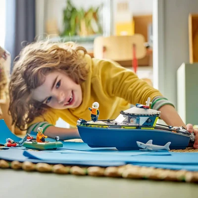 Kapal Lego Exploration Ship LEGO City Police Boat Chase Set 264