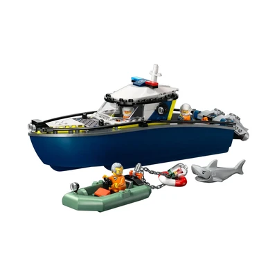 Gambar LEGO City Police Boat Chase Set 264 Pcs 60456 - Mix
