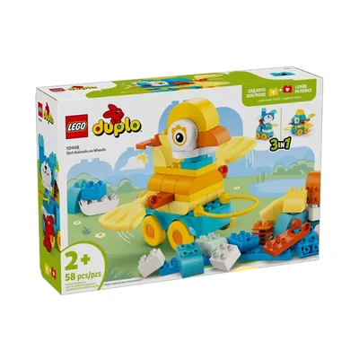 Gambar LEGO Duplo 3 In 1 Animals On Wheels Set 58 Pcs 10448 - Mix