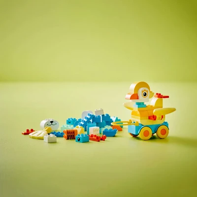 Gambar LEGO Duplo 3 In 1 Animals On Wheels Set 58 Pcs 10448 - Mix