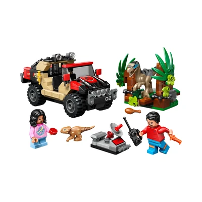 Gambar LEGO Jurassic World Raptor Off-road Escape Set 285 Pcs 76972 - Mix