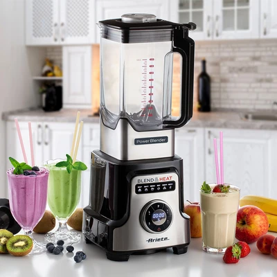 Gambar Ariete Blender High Speed Blend & Heat 2 Liter 2000 watt - Hitam/Silver
