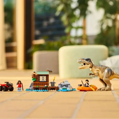 Gambar LEGO Jurassic World T-rex River Escape Set 199 Pcs 76975 - Mix