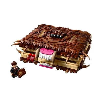 Gambar LEGO Harry Potter Chomping Monster Book Of Monsters Set 518 Pcs 76449 - Cokelat