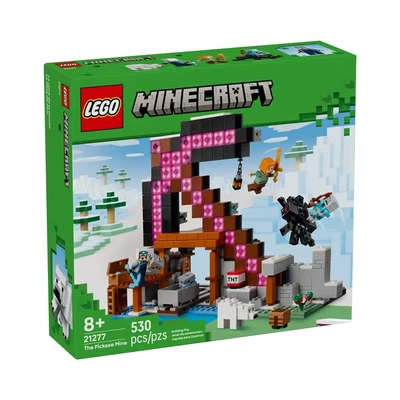 Gambar LEGO Minecraft The Pickaxe Mine Set 530 Pcs 21277 - Mix